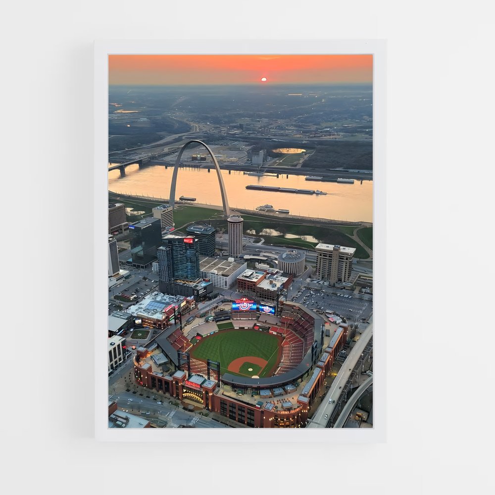 Poster Cardinals en Émotion – affiche Baseball (vue 3)